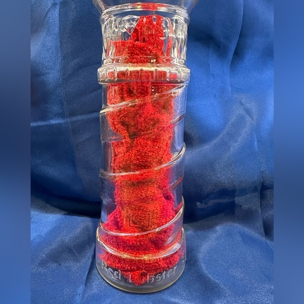 Red Lobster 35th Anniversary Collectible (2003) Lighthouse Drinking Glass/vase
